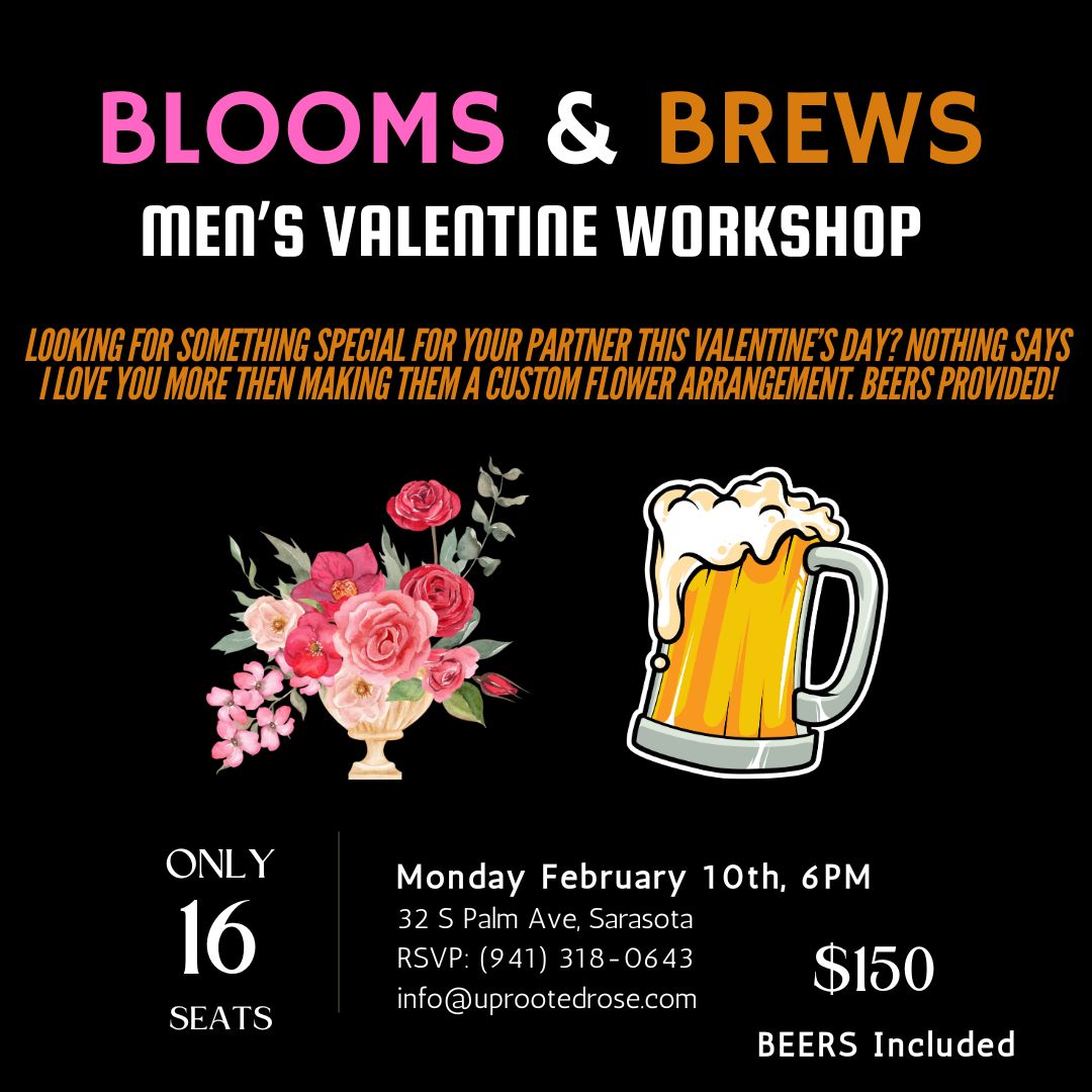 Blooms & Brews Flower Workshop