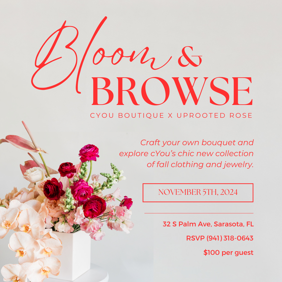 Flower Arranging Workshop - 11/5 - 6PM